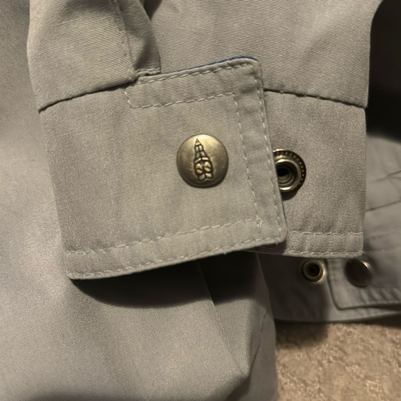 Vintage London Fog Jacket Size 42 Reg Grey Waterproof Mayerial Zipper EUC Mens - Picture 14 of 14